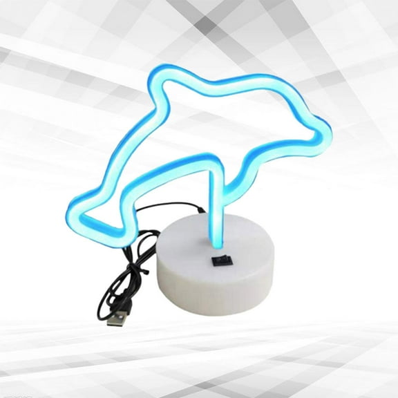 AURARMLET Dolphin LED Ambient Night Light with Stripes for Adults, 1 Piece, Decorative and Soothing Lighting