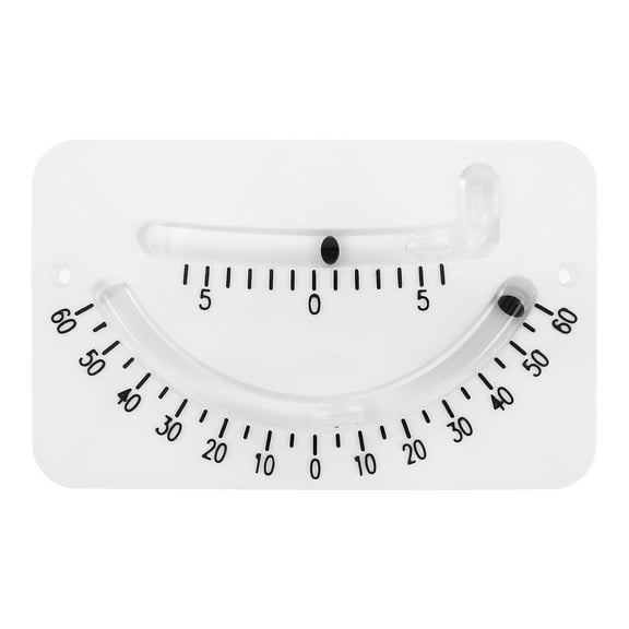 AURARMLET Marine Clinometer Level Plastic Inclinometer for Boat and Yacht with High Accuracy and Easy Reading