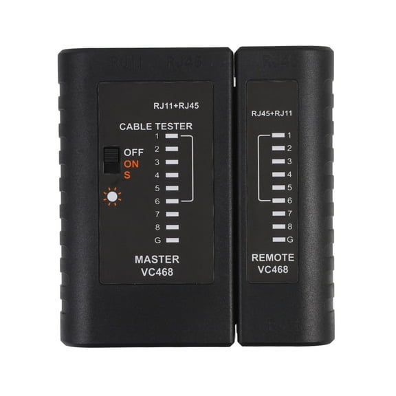 AURARMLET Network Cable Tester for RJ11 RJ12 Cat6 and Cable Testing Tool