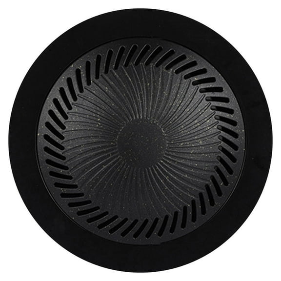 AURARMLET Outdoor Black Grill Pan Aluminum for Even Heating Perfect for Bbq Meat and Vegetables