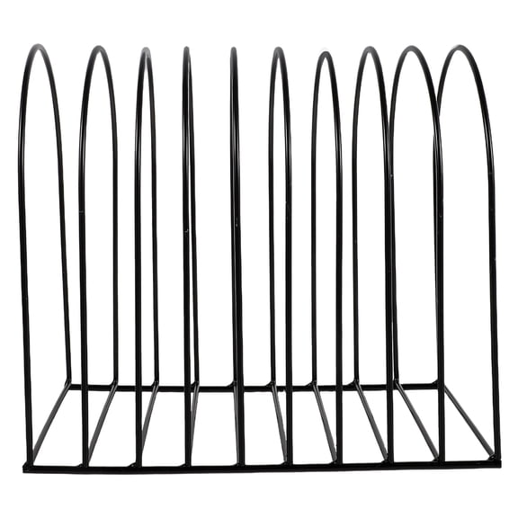 AURARMLET Sturdy Iron Desktop Book Rack with Scratch Resistant Finish for Workspace Storage