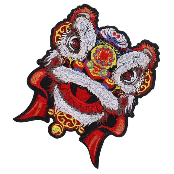 AURARMLET Lion Embroidery Design Lion Shape Multi Polyester 1Pack