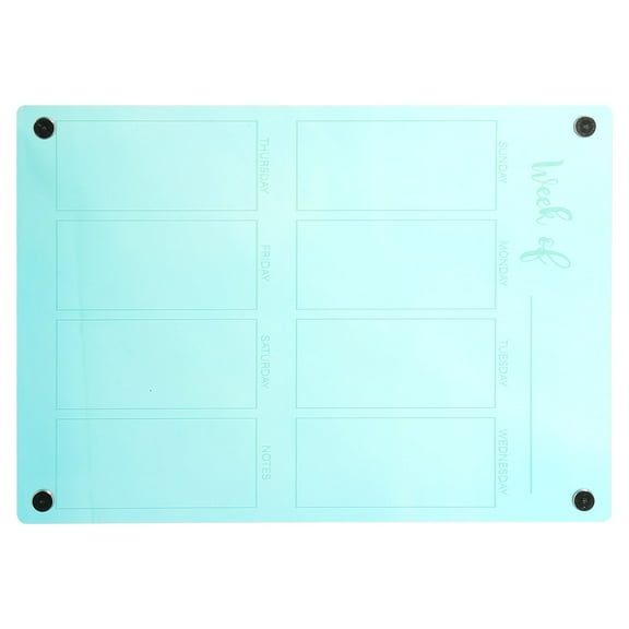 AURARMLET Acrylic Magnetic Planner Board for Wall Daily Schedule and Message Memo
