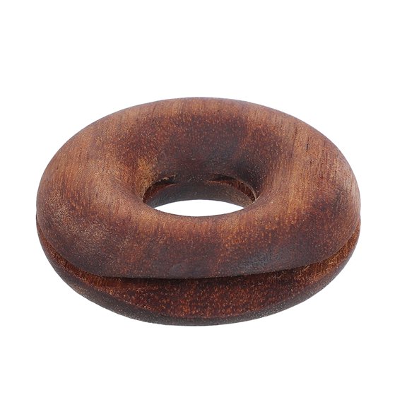 AURARMLET Ergonomic Wooden Food Bag Clips Coffee Color Retro Style for Secure Food Package Sealing and Storage