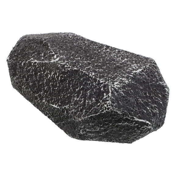 AURARMLET Fake Rock Statue Foam Faux Stone Dark Grey for Indoor Decor 1Set
