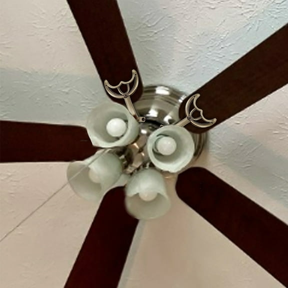 AURARMLET Ceiling Fan Blade Support Arms 2Pcs Zinc Alloy Replacement Parts for Fan Blade Installation