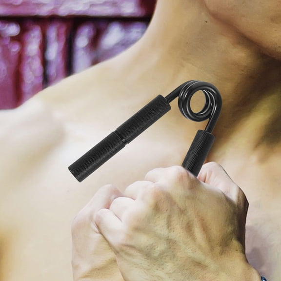 AURARMLET Black Hand Grip Exerciser Aluminium Alloy for Home Use Forearm and Wrist Strength Training