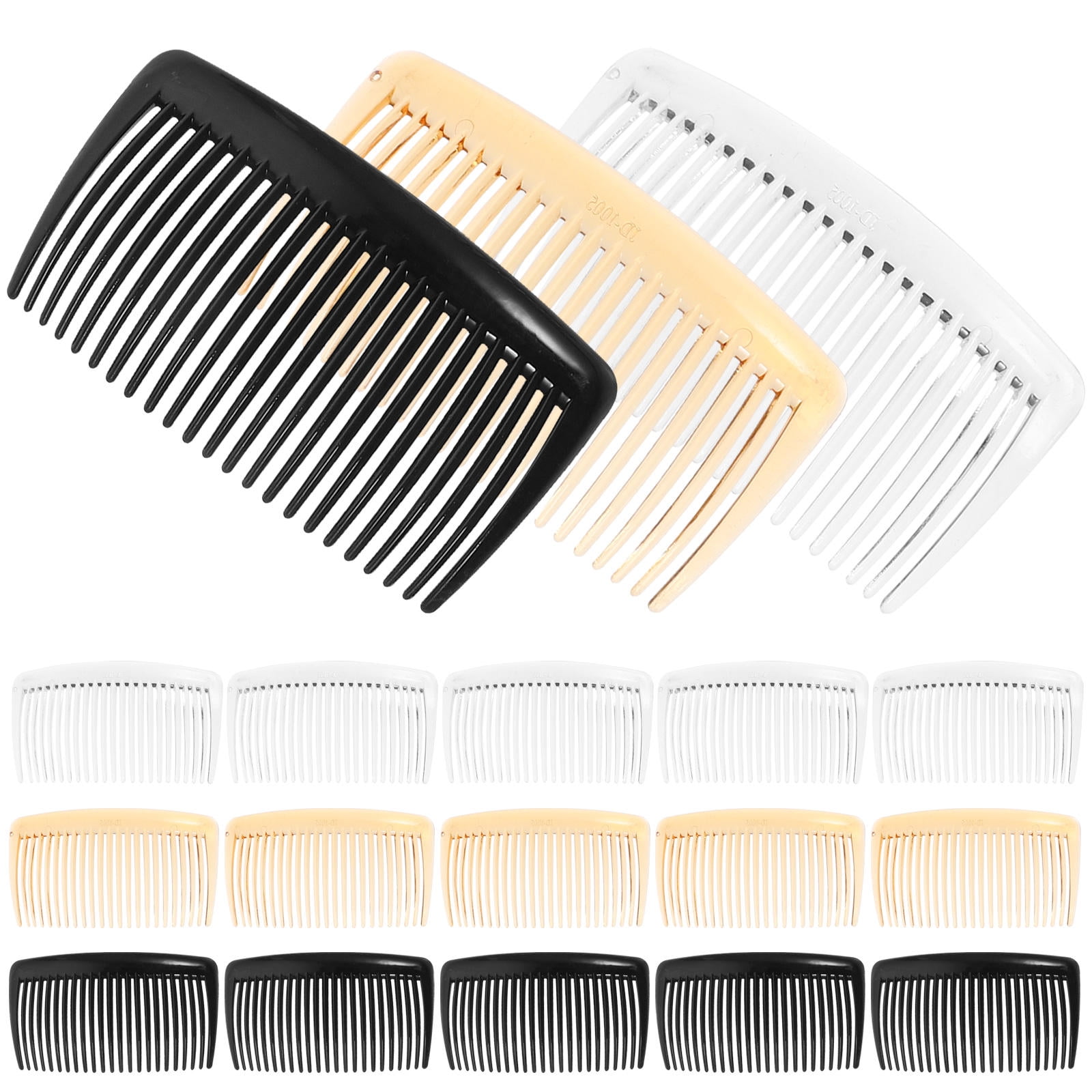 AURARMLET Decorative Hair Combs Assorted Colors Pc Plastic Enhanced ...