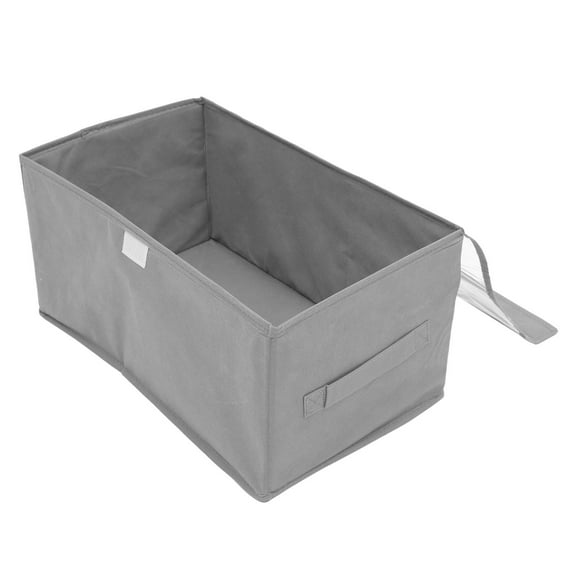 AURARMLET Foldable Clothes Storage Box Grey with Handles Large Capacity for Home Closet Organizer