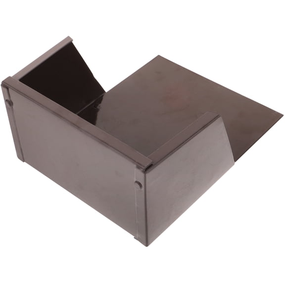 AURARMLET Aluminum Gutter Splash Guard for Outdoor Use, Coffee Color, Weather-Resistant 1 Piece