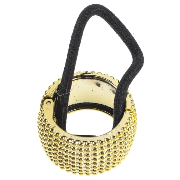AURARMLET Fashion Hair Accessories Hair Ties For Girls Golden Acrylic Styling Accessory 1Pcs