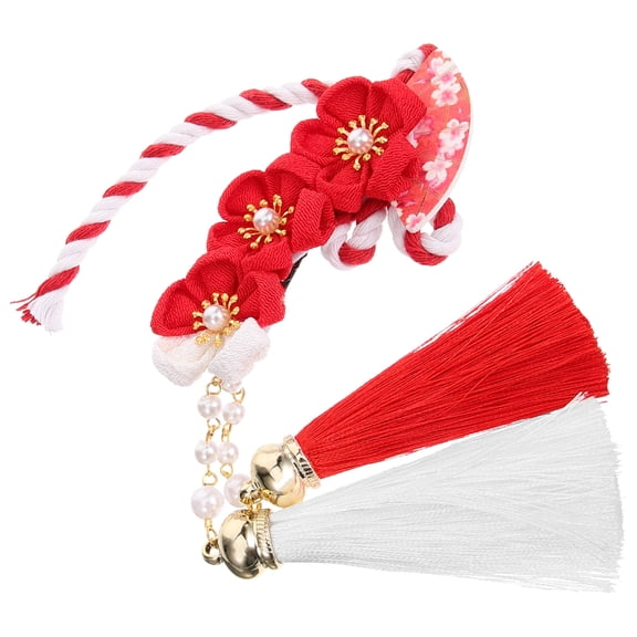 AURARMLET Tassel Hair Clip Hair Accessories for Teen Girls Weddings 1Set