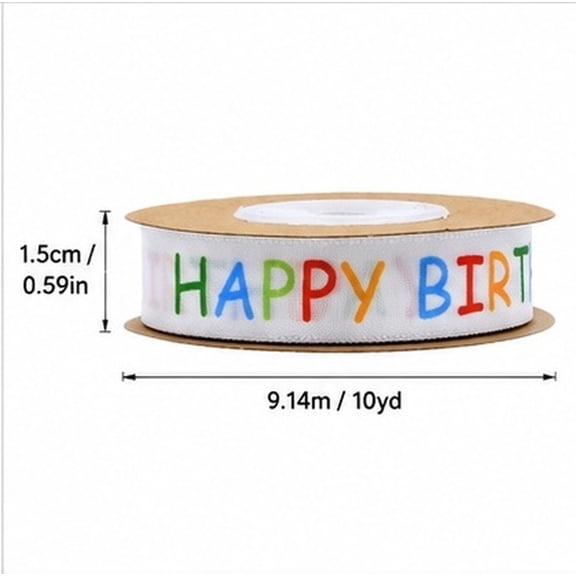 AURARMLET Polyester Ribbon for Wrapping, Party Decorations, Craft Projects, and Celebration Supplies