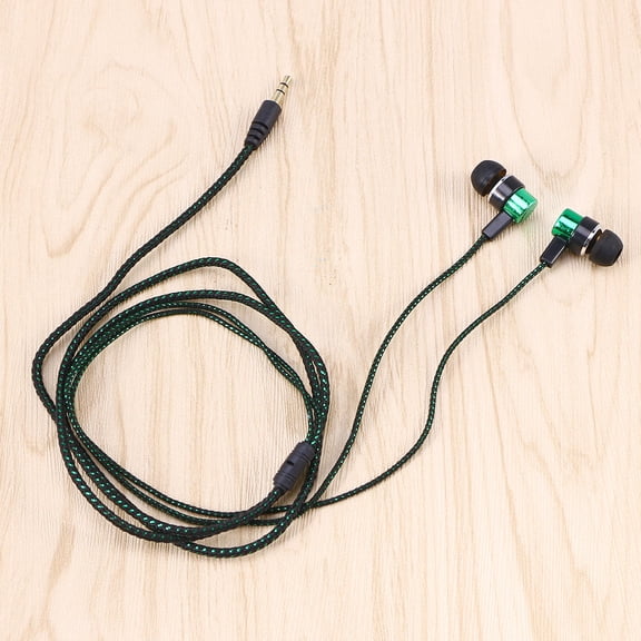 AURARMLET Ergonomic Green Headset in-Ear Earphone with High Fidelity Bass and Noise Cancelling