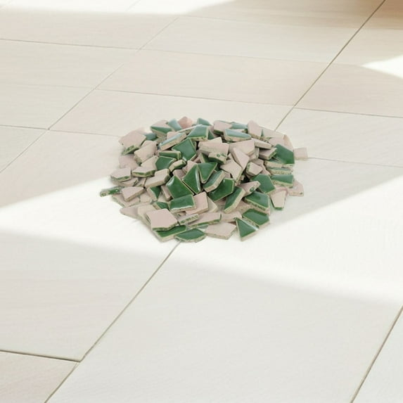 AURARMLET Mosaic Tiles for Crafts, Small Ceramic Pieces Pack, Ideal for Home Decor, Art Projects and Crafting
