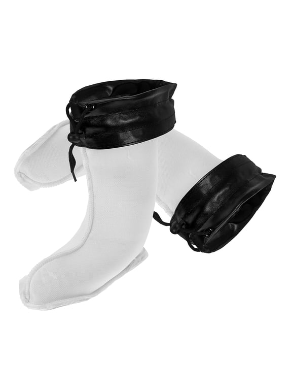 Insulated Boot Liners for Men Winter Warmth White Cloth 1Pair