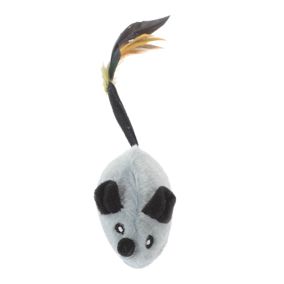 AURARMLET Interactive Plush Mouse Kitten Toy for Kids Automatic Moving Cat Chew Toys 12.5 x 3.5 x 4.5 inches