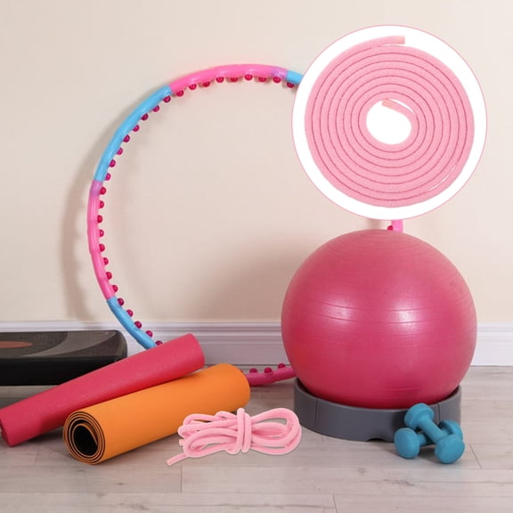AURARMLET Soft Cotton Rope Pink Gymnastics Rope for Coordination Enhancement 1Set