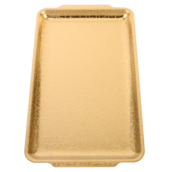 AURARMLET Golden Stainless Steel Thickened Bbq Griddle Pan for Home Cooking