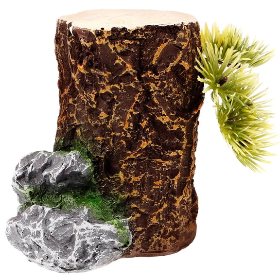 AURARMLET Lifelike Resin Aquarium Tree Trunk Artificial Fish Tank Landscape Decor