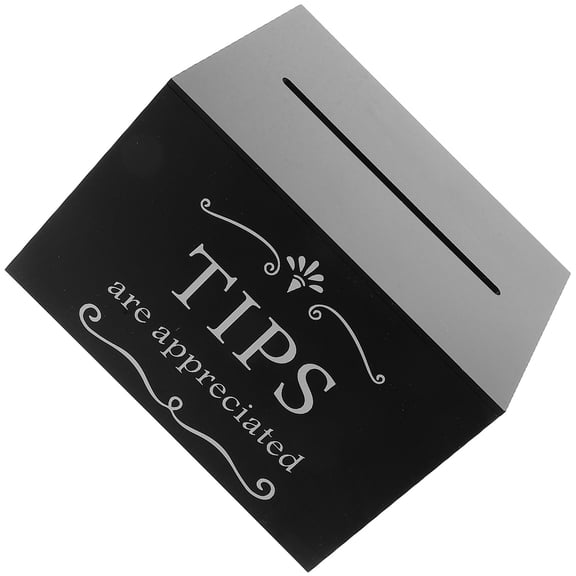 AURARMLET Clear Acrylic Locked Tip Box for Bars Money Donation Raffle and Suggestion Use