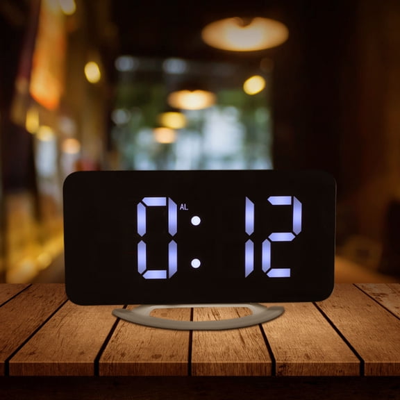 AURARMLET Vibrating Alarm Clock with Large Screen and Assorted Colors for Bedroom and Office