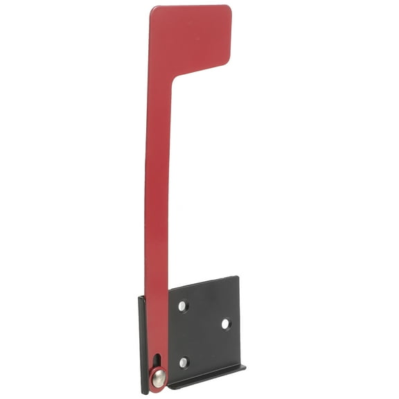 AURARMLET 1Set Sticky Mailbox Flag for Outdoor Use with Tool Free Adhesive Installation Red