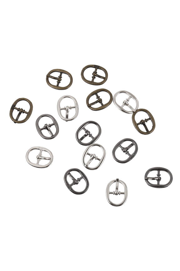 Metal Slide Buckles 15Pcs Zinc Alloy Metal Buckle Adjustable for Electronic Watchbands