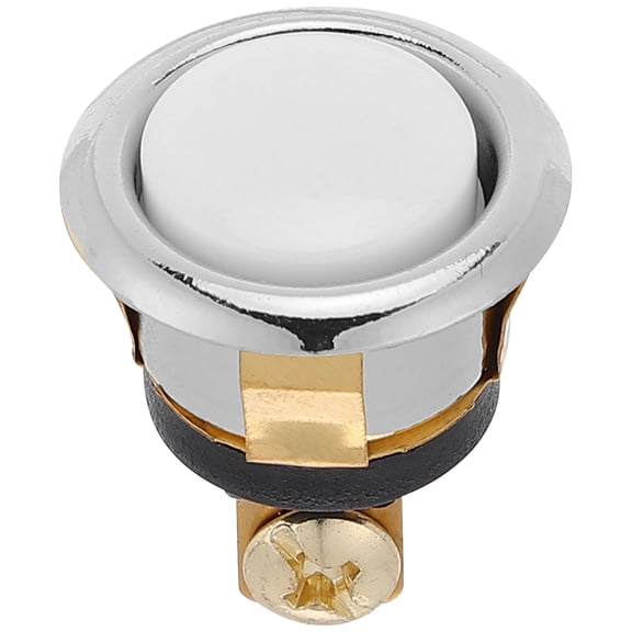 AURARMLET Metal Wired Doorbell Button Round Push High for Home Use