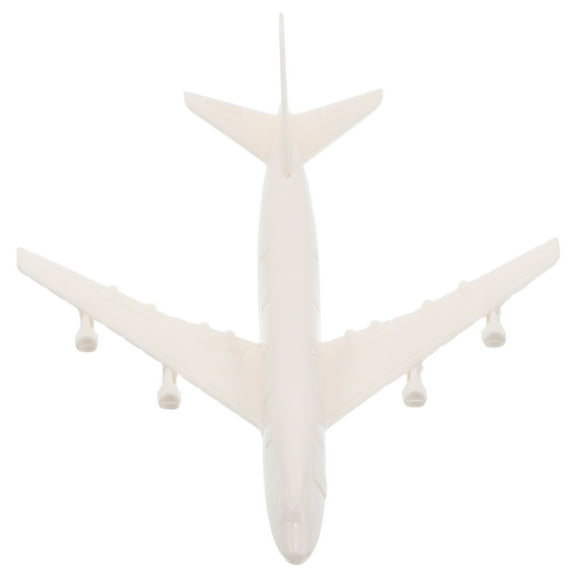 AURARMLET Vintage Airplane Model Aircraft Model White Plastic 1Set Display Decor
