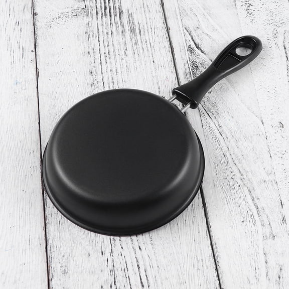 AURARMLET Black Non-Stick Frying Pan with Lid, Easy to Use for Gas and Induction Cooktops, and Lightweight