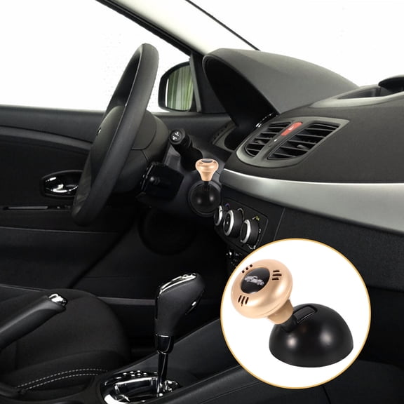 AURARMLET Car One Button Engine Start Sticker Self Adhesive Start Lever Golden ABS 1Pack