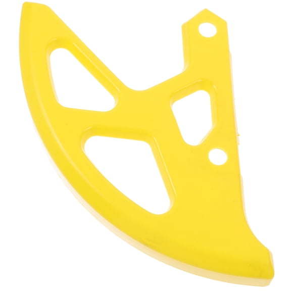 AURARMLET Yellow ABS Motorcycle Brake Disc Cover Rear Shield Durable Easy Install
