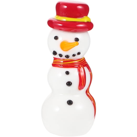 AURARMLET Multi-Pack Little Snowman Ceramic Ornaments for Christmas Holiday Decoration, Festive Atmosphere , 1 Piece