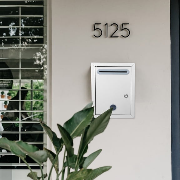 AURARMLET Multi Purpose Ballot Box Lockable Stainless Steel 1Pcs