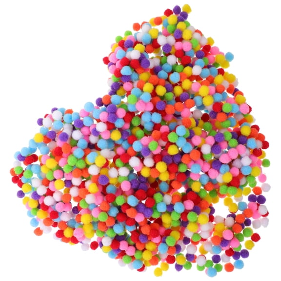AURARMLET Multipurpose Fluffy Pom Poms in Assorted Colors for Creative DIY