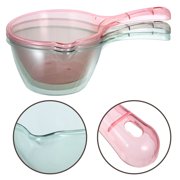 AURARMLET Multipurpose Water Ladle Assorted Color Pcdg Long Handle Portable for Decor 3Pcs