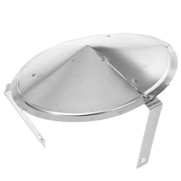 AURARMLET Mushroom Shaped Silver Chimney Cap Rain Cap for Homeowners Roof Installation 27.0x27.0x18.0in 1Set