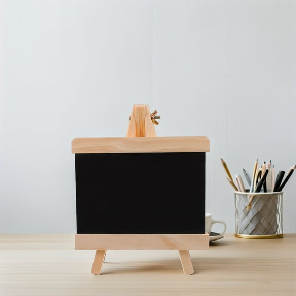 AURARMLET Wooden Chalkboard Menu Board for Office Kitchen Bar Display - Reusable Writing Board, 1 Set