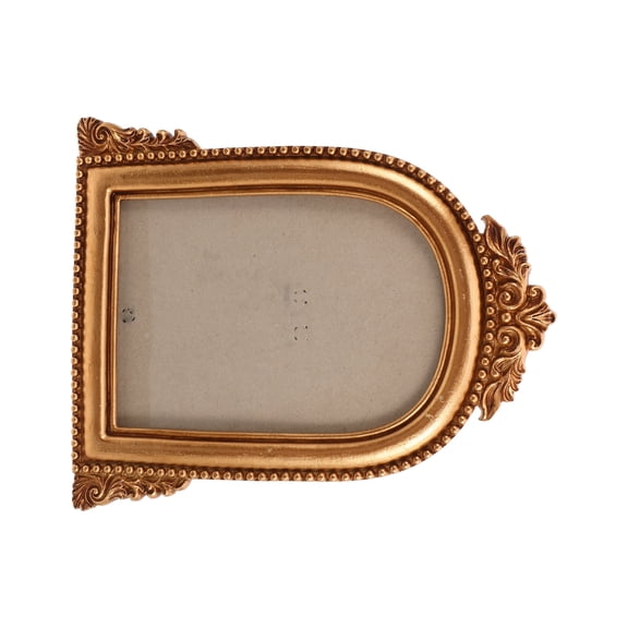 AURARMLET Ornate Arched Vintage Picture Frame, Resin Tabletop Wall Display