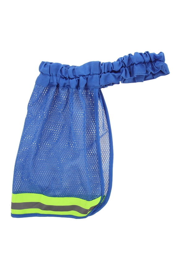 Durable Polyester Hard Hat Neck Shade Sun Visor for Construction and Railway Use