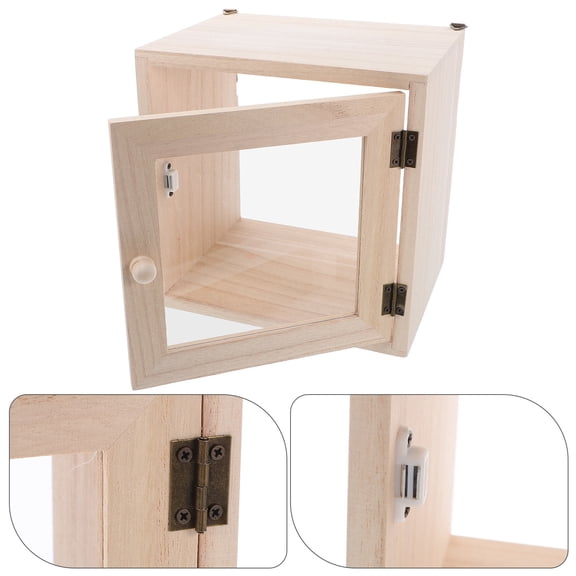 AURARMLET Lockable Beige Wall Mailbox Space Saver Container for Home and Outdoor Use