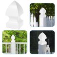 AURARMLET PVC Square Fence Cap Cover, Easy-Install Replacement Part for ...