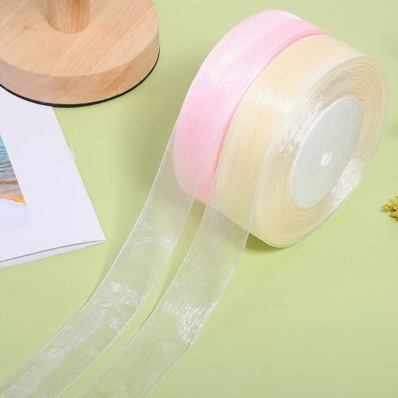 AURARMLET Party Ribbon Roll for Balloon and Basket Decoration Assorted Color Soft Texture