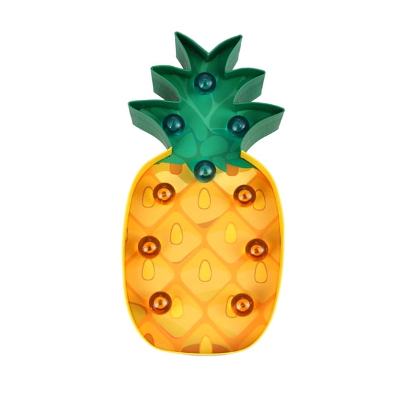 AURARMLET Pineapple Shaped LED Wall Lamp Decorative Marquee Light Multicolor for Party