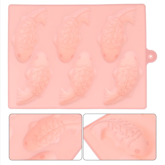 AURARMLET Fish-Shaped Silicone Mold for Chocolate, Cake, Fondant, Candy Baking and Dessert Making