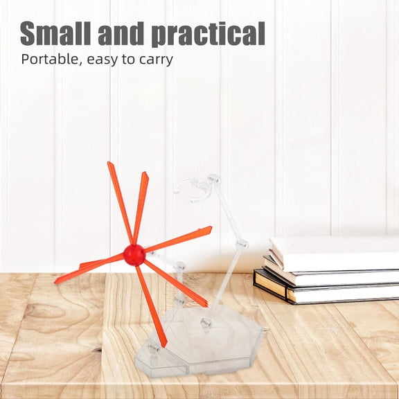 AURARMLET Red Plastic Display Base for Action Figures with Scene Effect