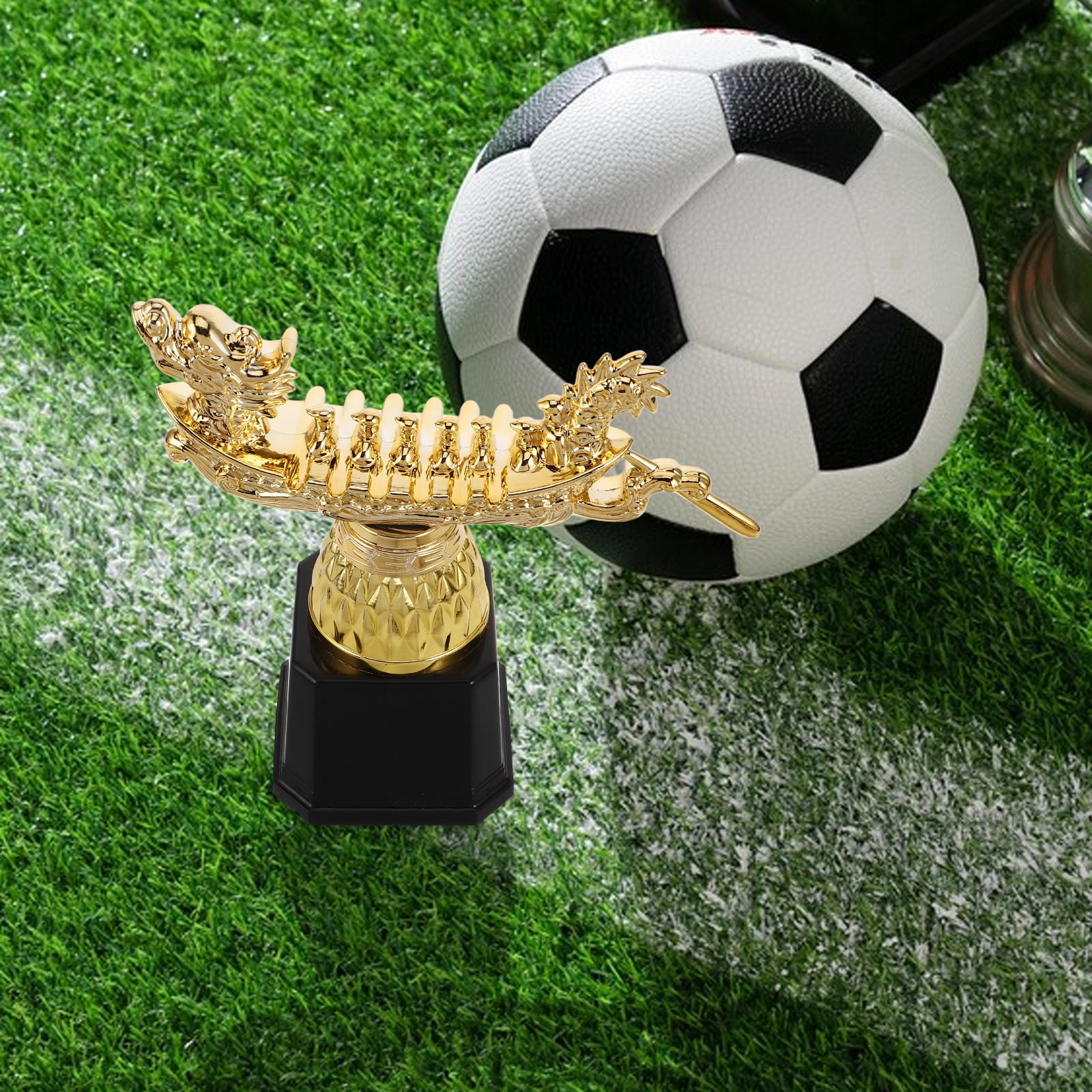 AURARMLET Durable Plastic Plated Gold Trophy Cup for Rowing Competitions and Sports Awards