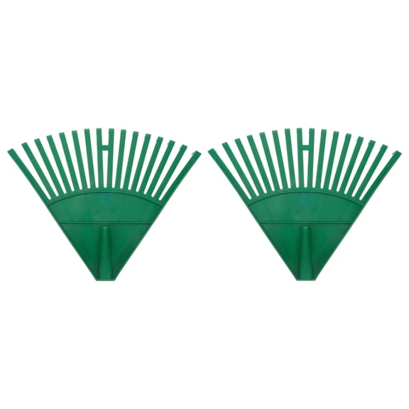 AURARMLET 2-Pack Plastic Leaf Rake for and Landscaping Tools