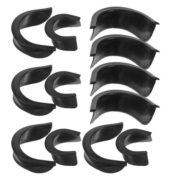 AURARMLET Pool Table Parts Black Plastic to Enhance Appearance 12-Pcs